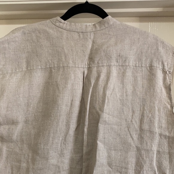 The Shanty Corp Linen Shift Button Dress - Picture 8 of 10